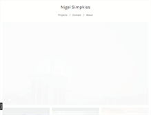 Tablet Screenshot of nigelsimpkiss.com
